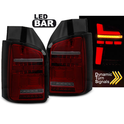 LED BAR Rücklichter Rot Rauch SEQ passend für VW T6.1 20- OEM-Birne