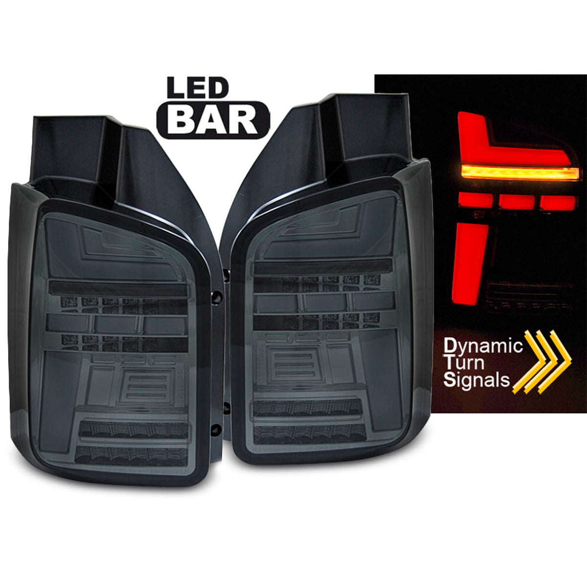 LED BAR Rücklichter Rauch SEQ passend für VW T6.1 20- OEM-Birne