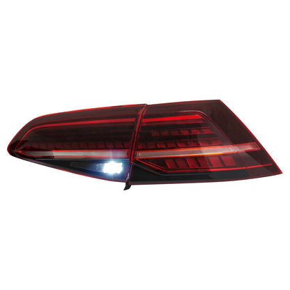 Voll LED Rücklichter Dunkelrot passend für Volkswagen Golf 7/7.5 2012-2020