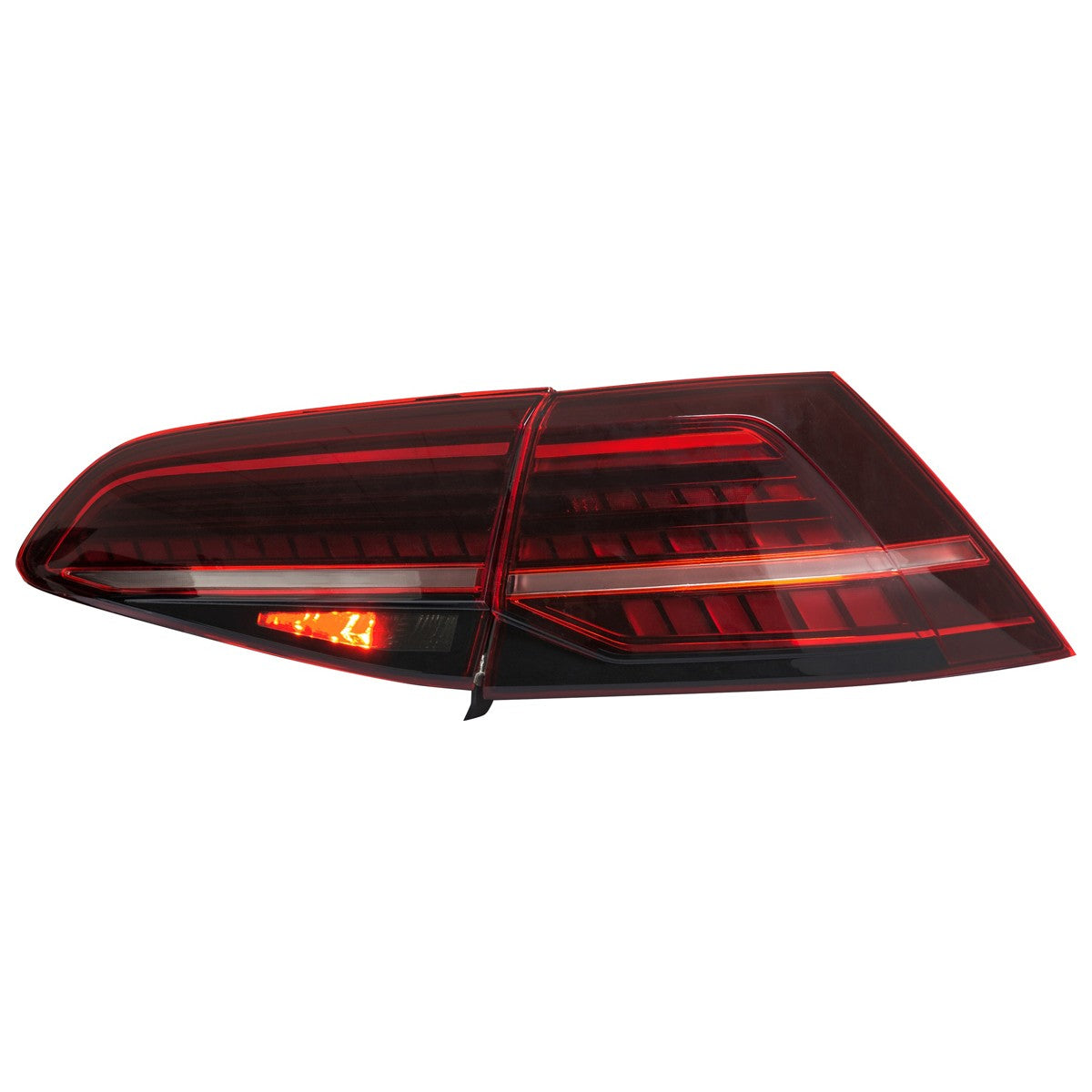 Voll LED Rücklichter Dunkelrot passend für Volkswagen Golf 7/7.5 2012-2020
