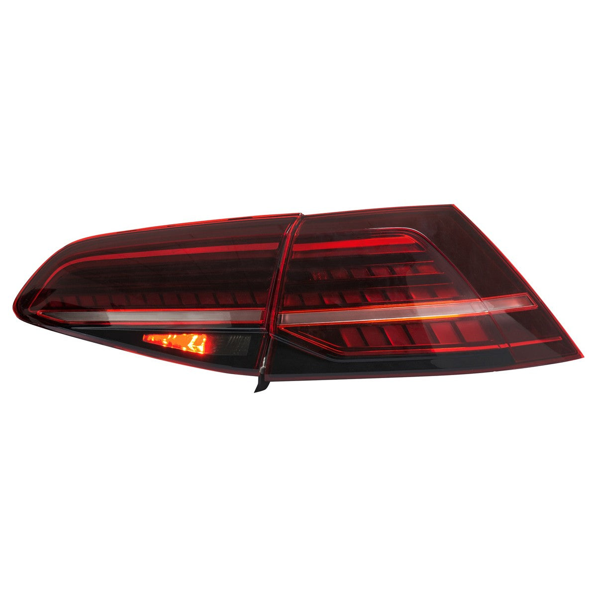 Voll LED Rücklichter Dunkelrot passend für Volkswagen Golf 7/7.5 2012-2020