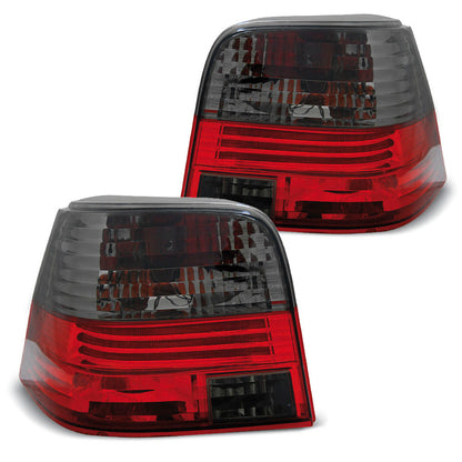 Rücklichter Rot Rauch passend für VW Golf 4 09.97-09.03