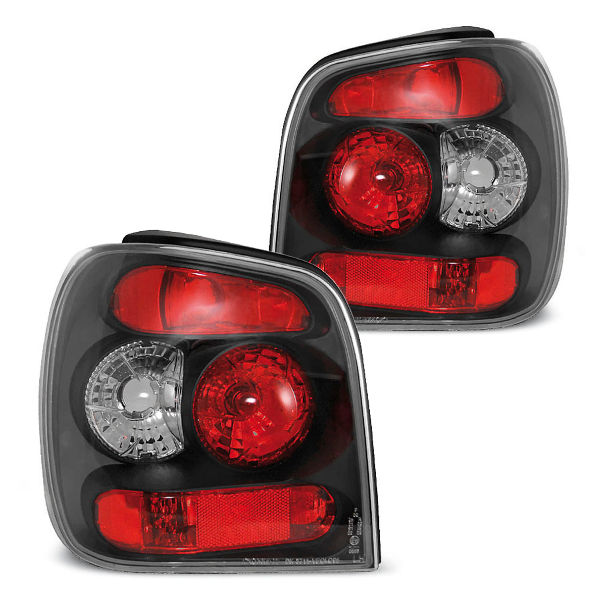 Rücklichter Schwarz passend für VW Polo 6N 10.94-09.99