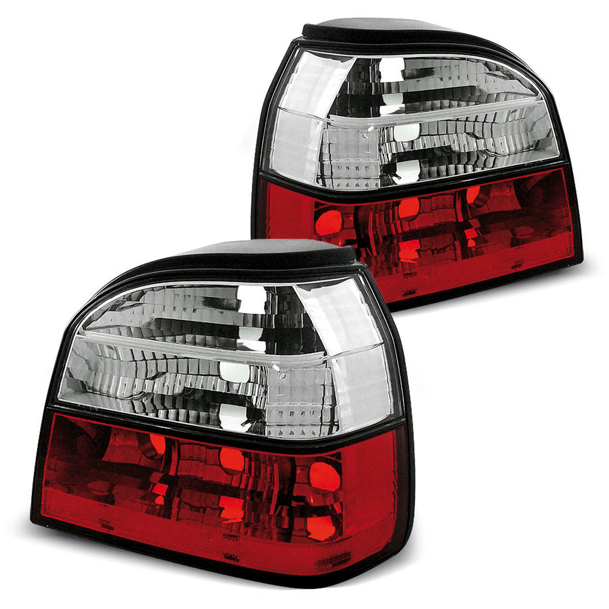 Rücklicht Rot Weiß passend für VW Golf 3 09.91-08.97