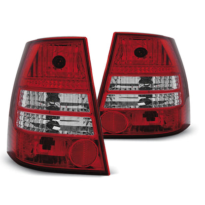 Rücklichter Rot Weiß passend für VW Golf 4 / Bora 99-06 Variant