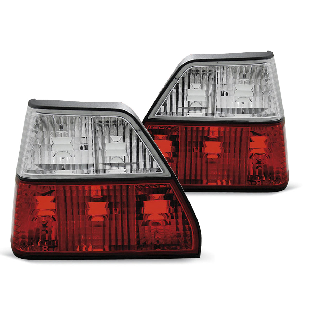 Rücklichter Rot Weiß passend für VW Golf 2 08.83-08.91
