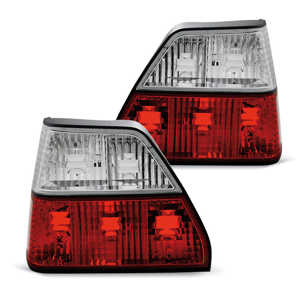Rücklichter Rot Weiß passend für VW Golf 2 08.83-08.91