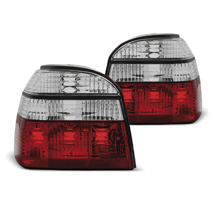 Rücklichter Rot Weiß passend für VW Golf 3 09.91-08.97