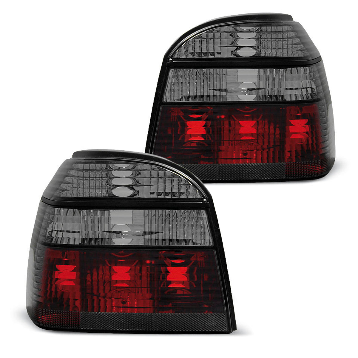 Rücklichter Rot Rauch passend für VW Golf 3 09.91-08.97