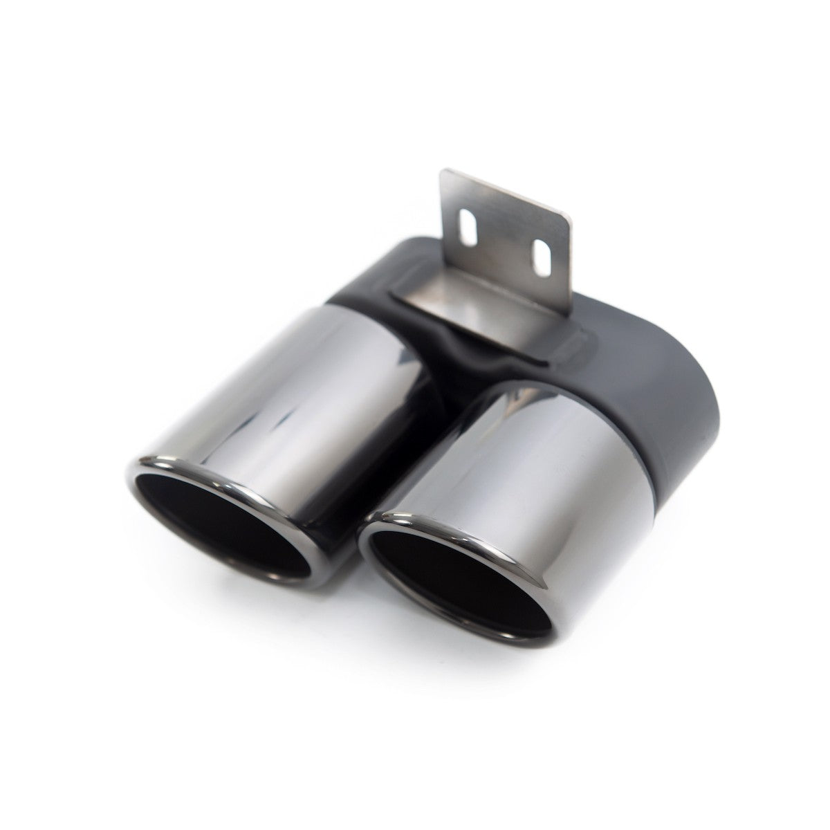 Schwarze Auspuffendrohre passend für BMW 5er F10 F11 2009-2016