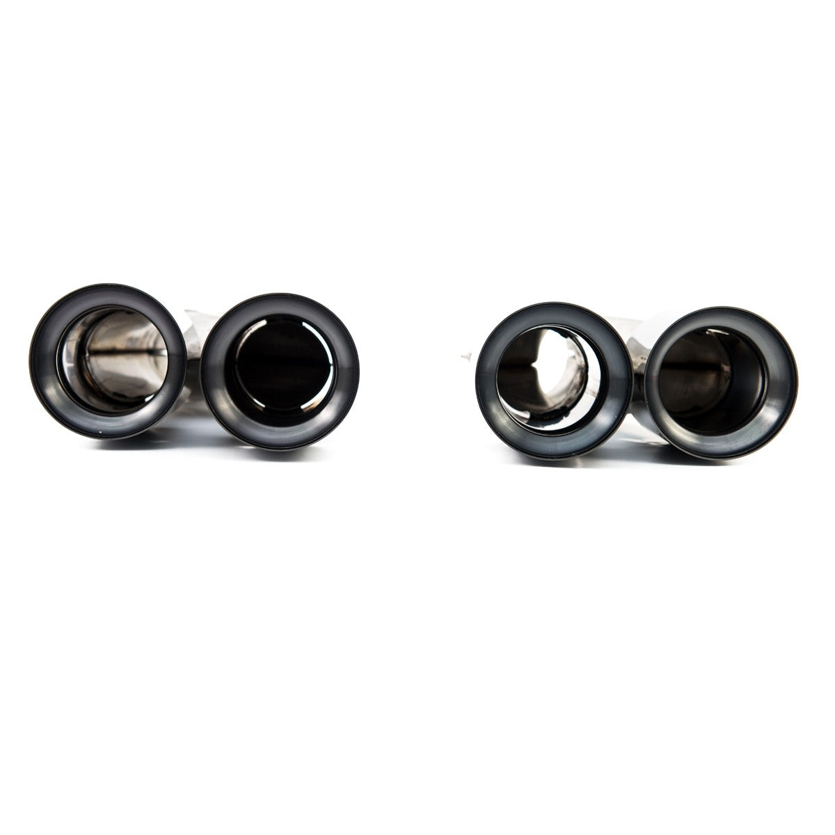 Schwarze Auspuffendrohre passend für BMW 5er G30 G31 2016-2020