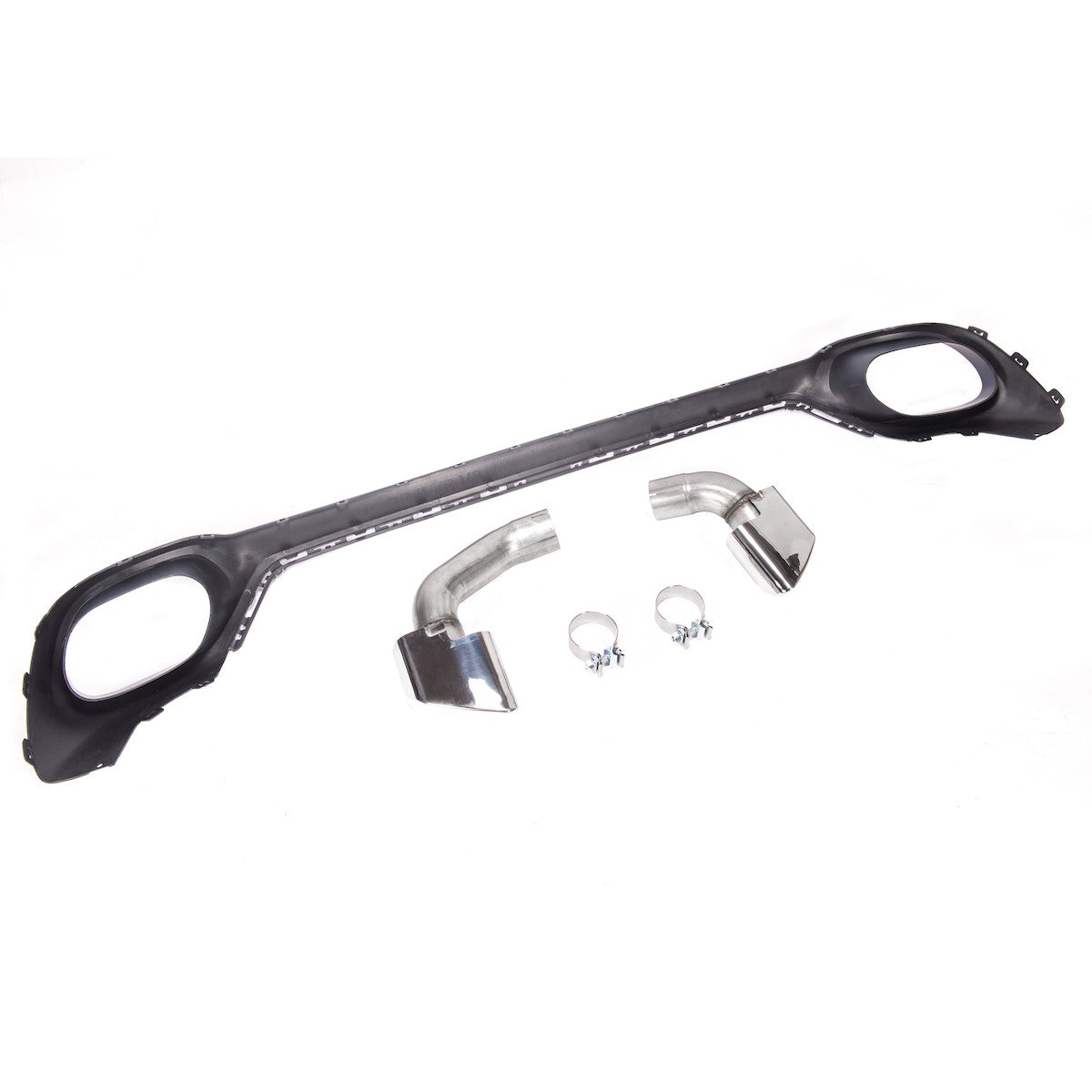 Chrom Edelstahl Auspuff Endrohre passend für BMW X6 (F16) 2014-2019