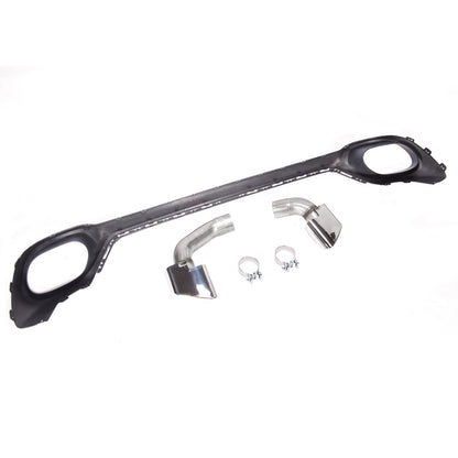 Chrom Edelstahl Auspuff Endrohre passend für BMW X6 (F16) 2014-2019
