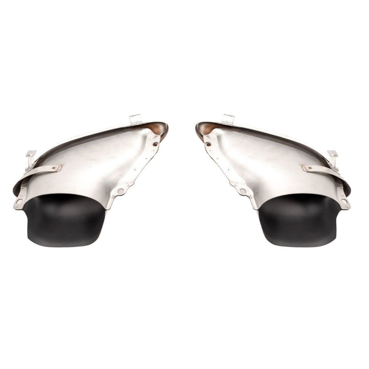 Chrom Auspuffendrohre passend für Mercedes C-Klasse W205 2013-2021