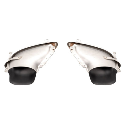 Chrom Auspuffendrohre passend für Mercedes C-Klasse W205 2013-2021