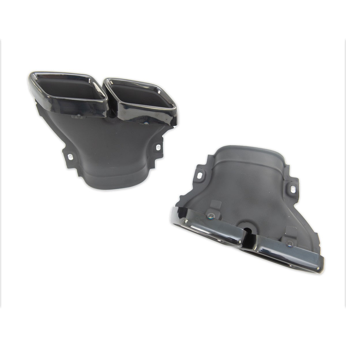 Auspuffendrohre Schwarz passend für Mercedes E-Klasse W213 GLC X253 2016-2021