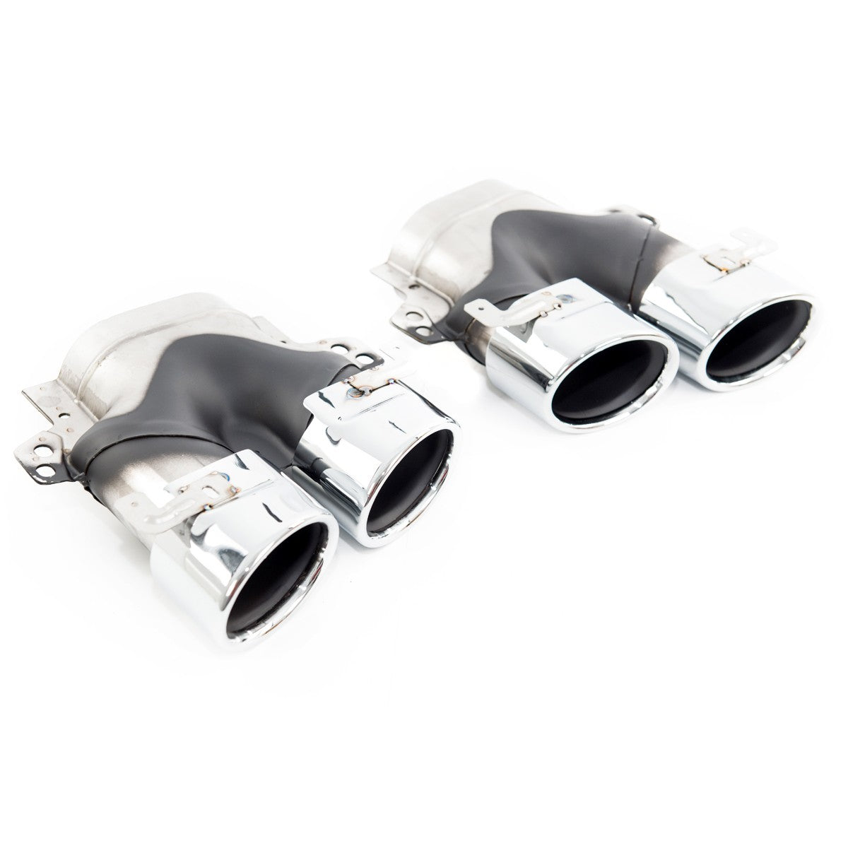 Auspuffendrohre Chrom passend für Mercedes E-Klasse W213 2021-2023