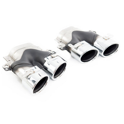 Auspuffendrohre Chrom passend für Mercedes E-Klasse W213 2021-2023