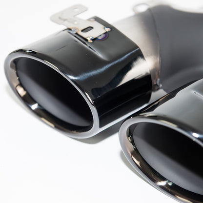 Schwarze Auspuffendrohre passend für Mercedes E-Klasse W213 2021-2023