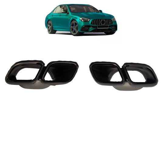 Auspuffendrohre Chrom passend für Mercedes E-Klasse W213 2021-2023