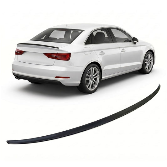 Kofferraumspoiler Hochglanz Schwarz passend für Audi A3 (8V) Limousine 2013-2020