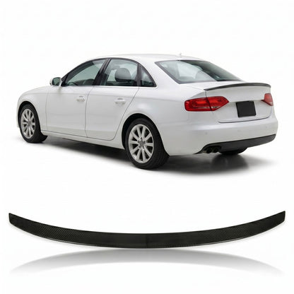 Kofferraumspoiler Carbon-Optik passend für Audi A4 B8 (8K) Limousine 2007-2015