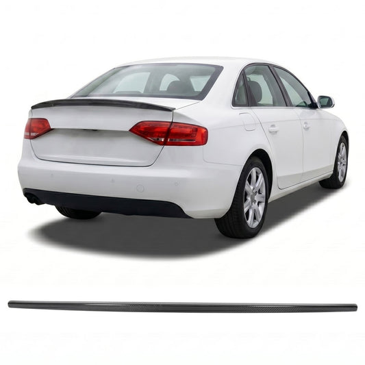 Kofferraumspoiler Carbon-Optik passend für Audi A4 B8 Limousine 2007-2015