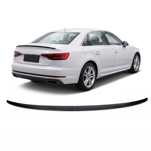 Kofferraumspoiler Hochglanz Schwarz passend für Audi A4 B9 Limousine 2015-2024