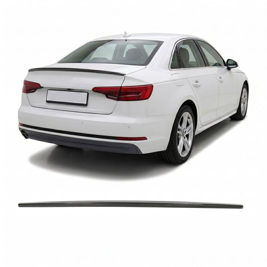 Sport Kofferraumspoiler Carbon-Optik passend für Audi A4 B9 (8W) Limousine 2015-heute