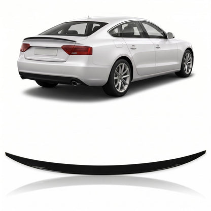 Kofferraumspoiler Hochglanz Schwarz passend für Audi A5 (8T) Sportback 2009-2017