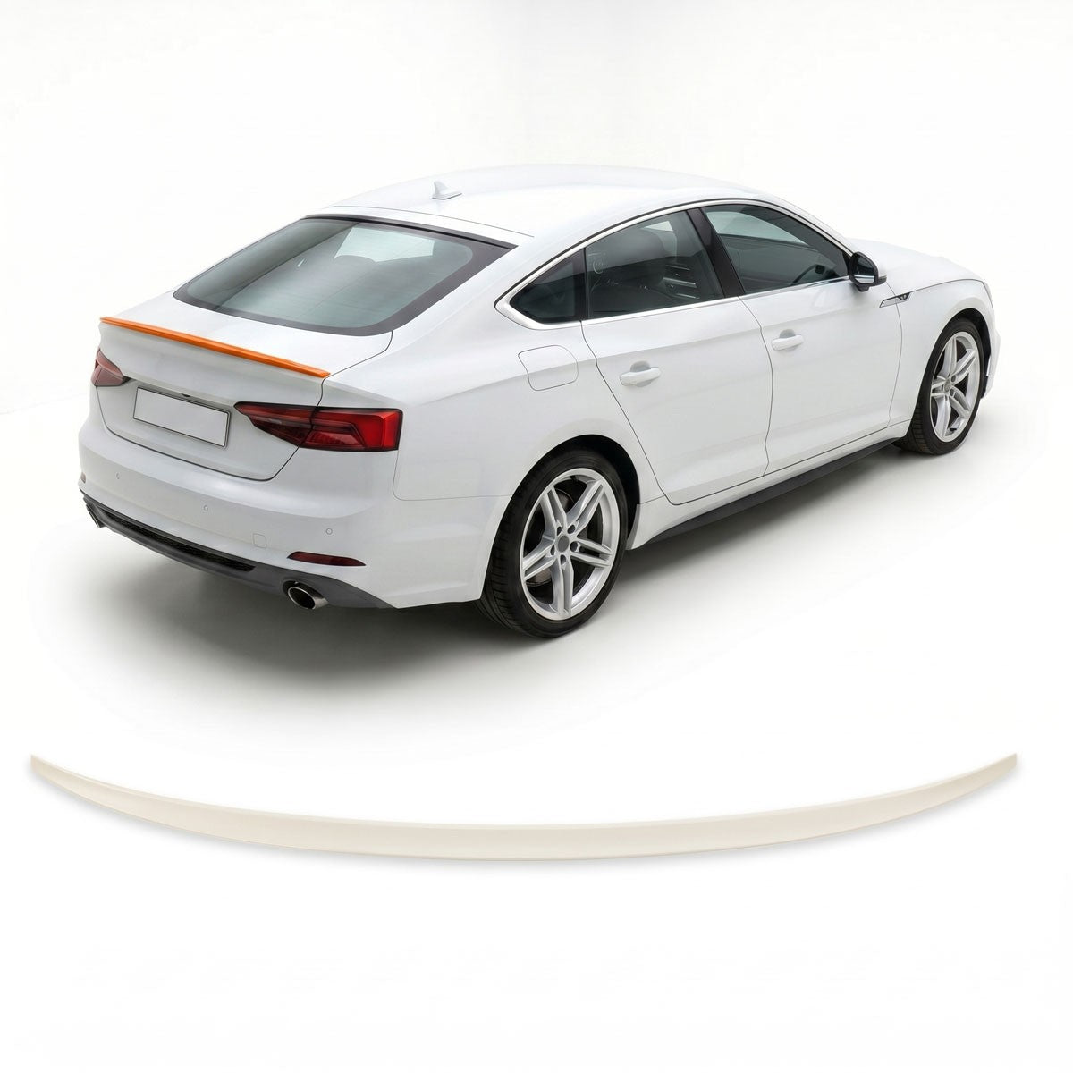 Kofferraumspoiler lackierbar passend für Audi A5 (F5) Sportback 2016-2024