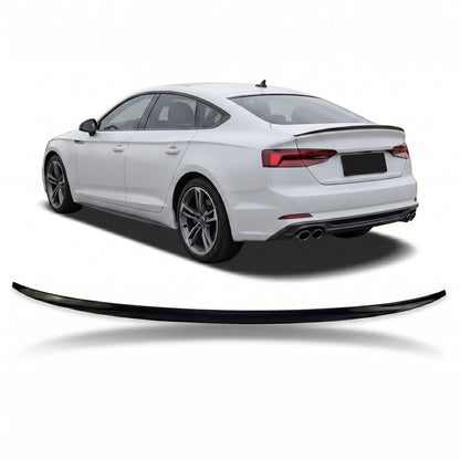 Kofferraumspoiler Hochglanz Schwarz passend für Audi A5 Sportback 2016-2024