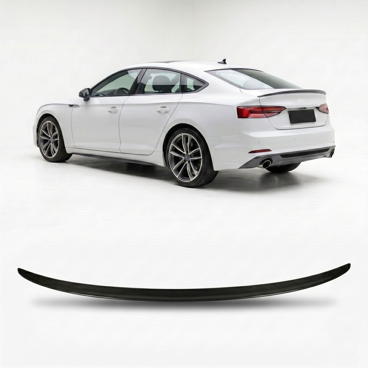 Kofferraumspoiler Carbon-Optik passend für Audi A5 Sportback 2016-2024