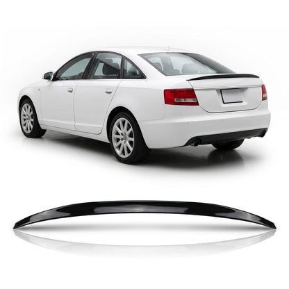 Kofferraumspoiler Hochglanz Schwarz passend für Audi A6 C6 4F Limousine 2004-2011