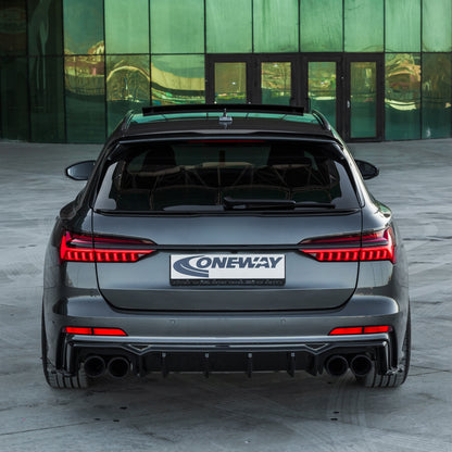 Dachspoiler passend für Audi S6 C8 Avant 2019+ Hochglanz Schwarz