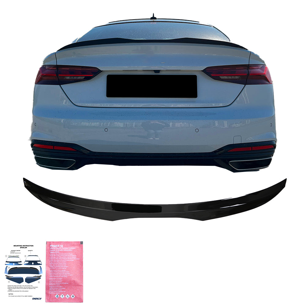 Dachspoiler Hochglanz Schwarz passend für Audi A5 S-Line / S-Line Facelift F5 Sportback 2016+