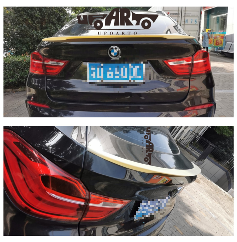 Kofferraumspoiler Hochglanz Schwarz passend für BMW X4 F26 2014-2018