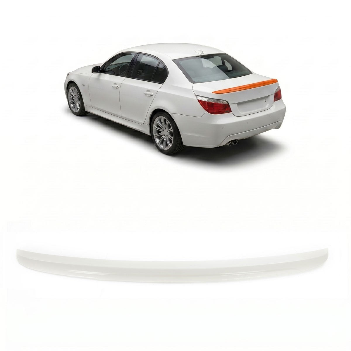 Kofferraumspoiler lackierbar passend für BMW 5er (E60) Limousine 2001-2010