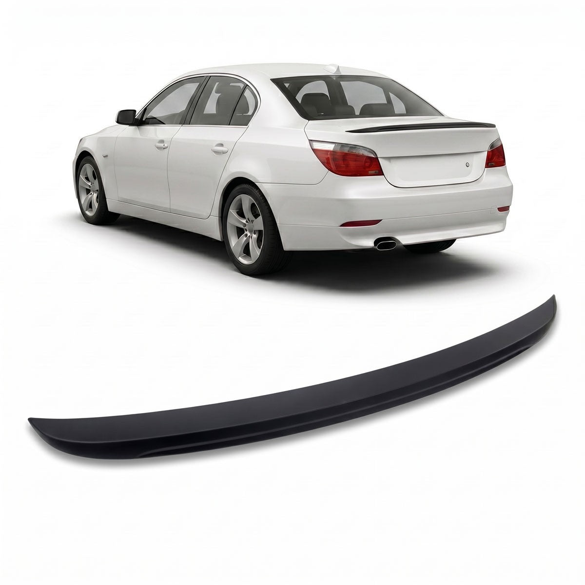 Kofferraumspoiler Matt Schwarz passend für BMW 5er E60 Limousine 2001-2010