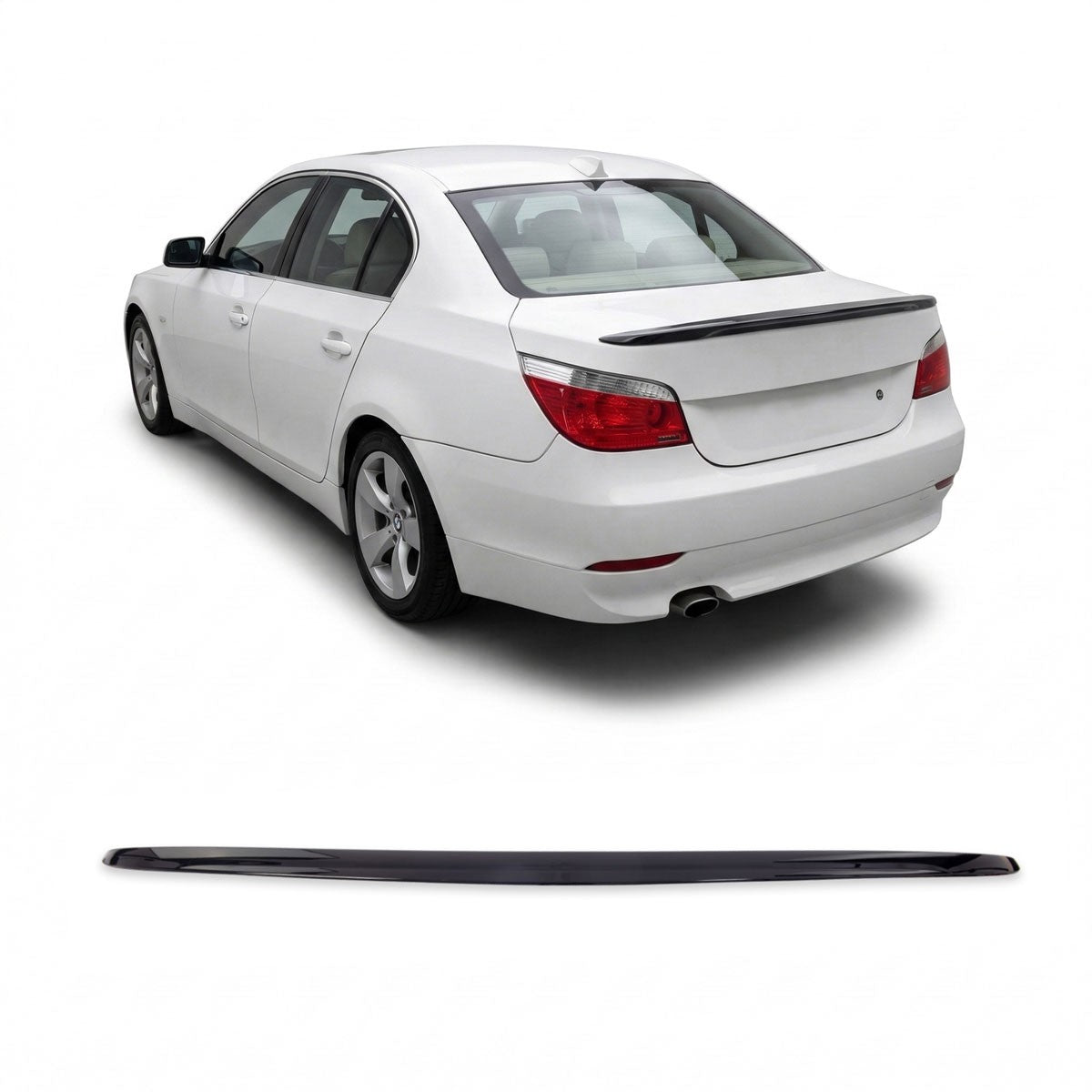 Heckspoiler Hochglanz Schwarz passend für BMW 5er E60 Limousine 2003-2010