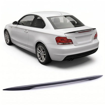 Kofferraumspoiler Matt Schwarz passend für BMW 1er E82 Coupé 2007-2013