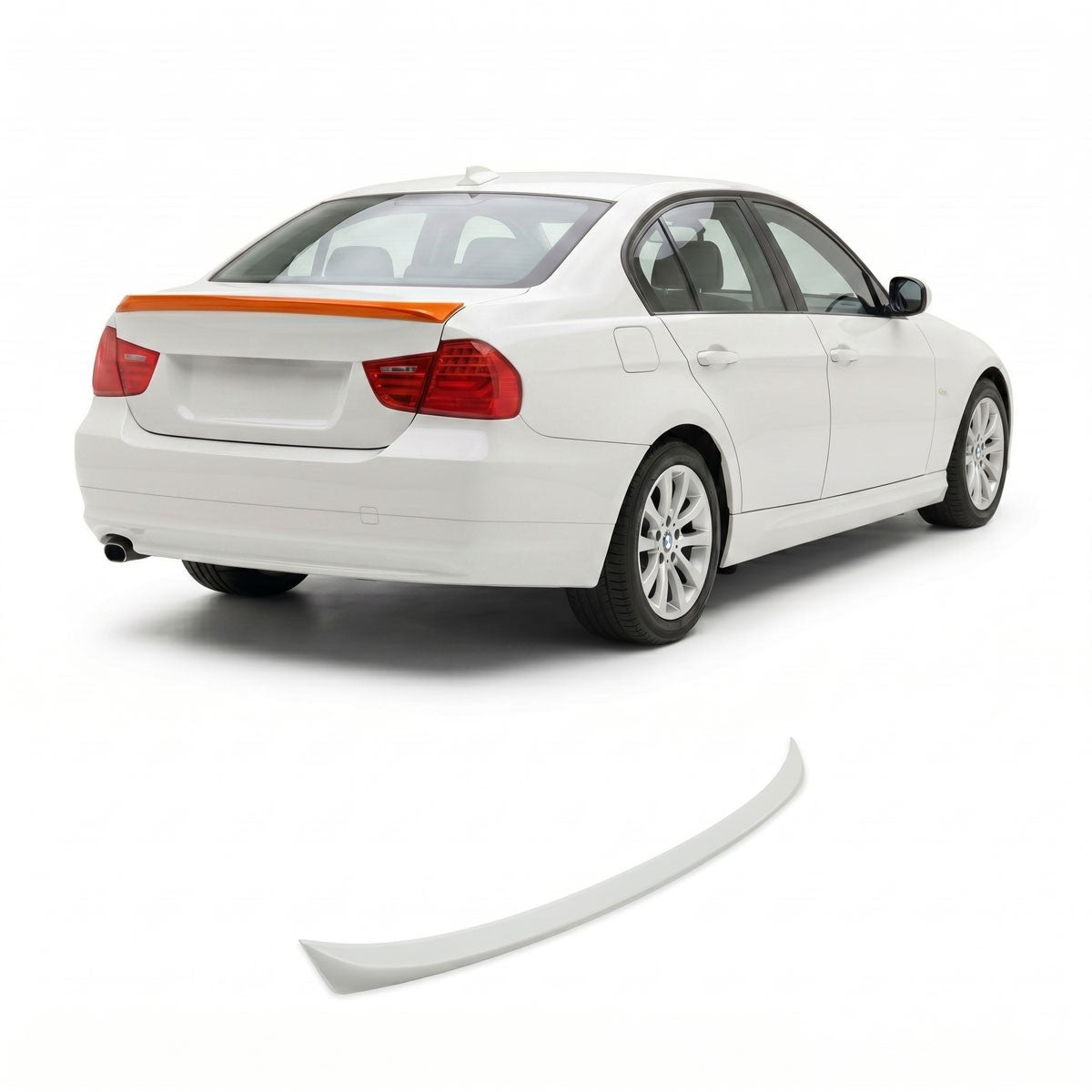 Kofferraumspoiler lackierbar passend für BMW 3er E90 Limousine 2004-2011