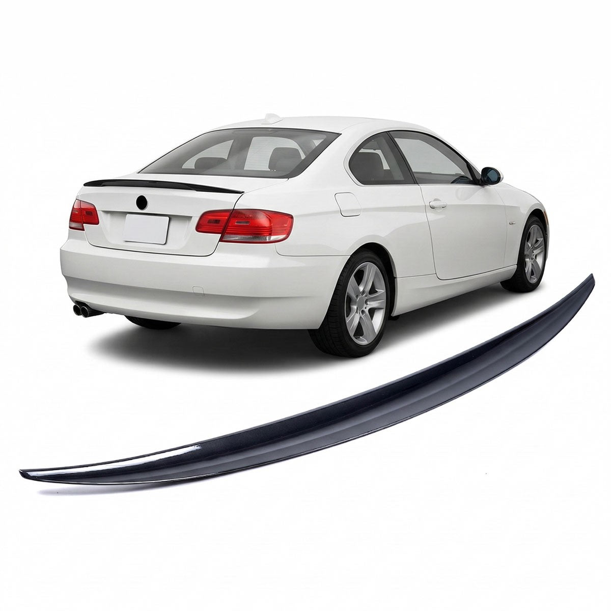 Kofferraumspoiler Hochglanz Schwarz High Kick passend für BMW 3er E92 2006-2013