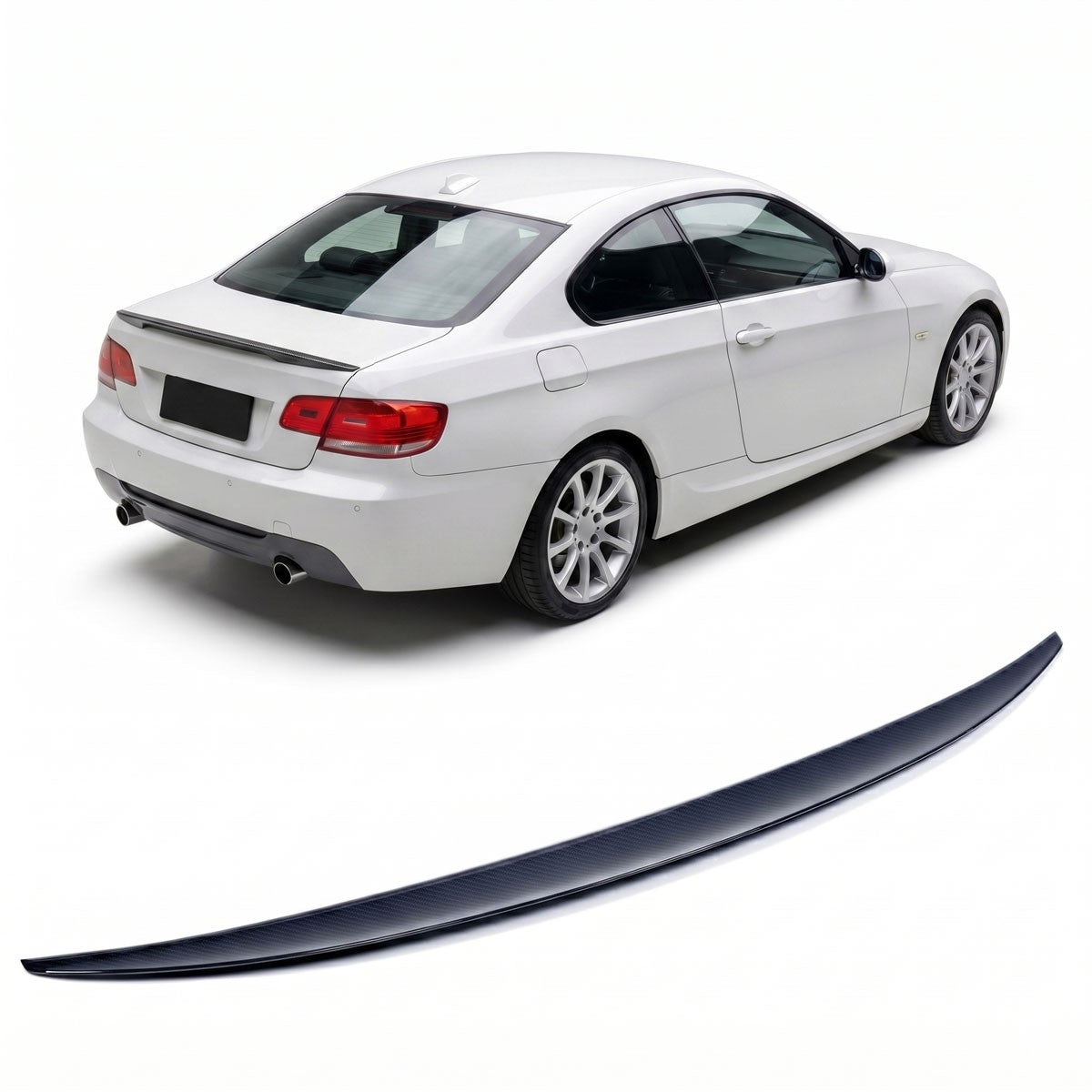 Kofferraumspoiler Carbon-Optik passend für BMW 3 (E92) Coupé 2006-2013
