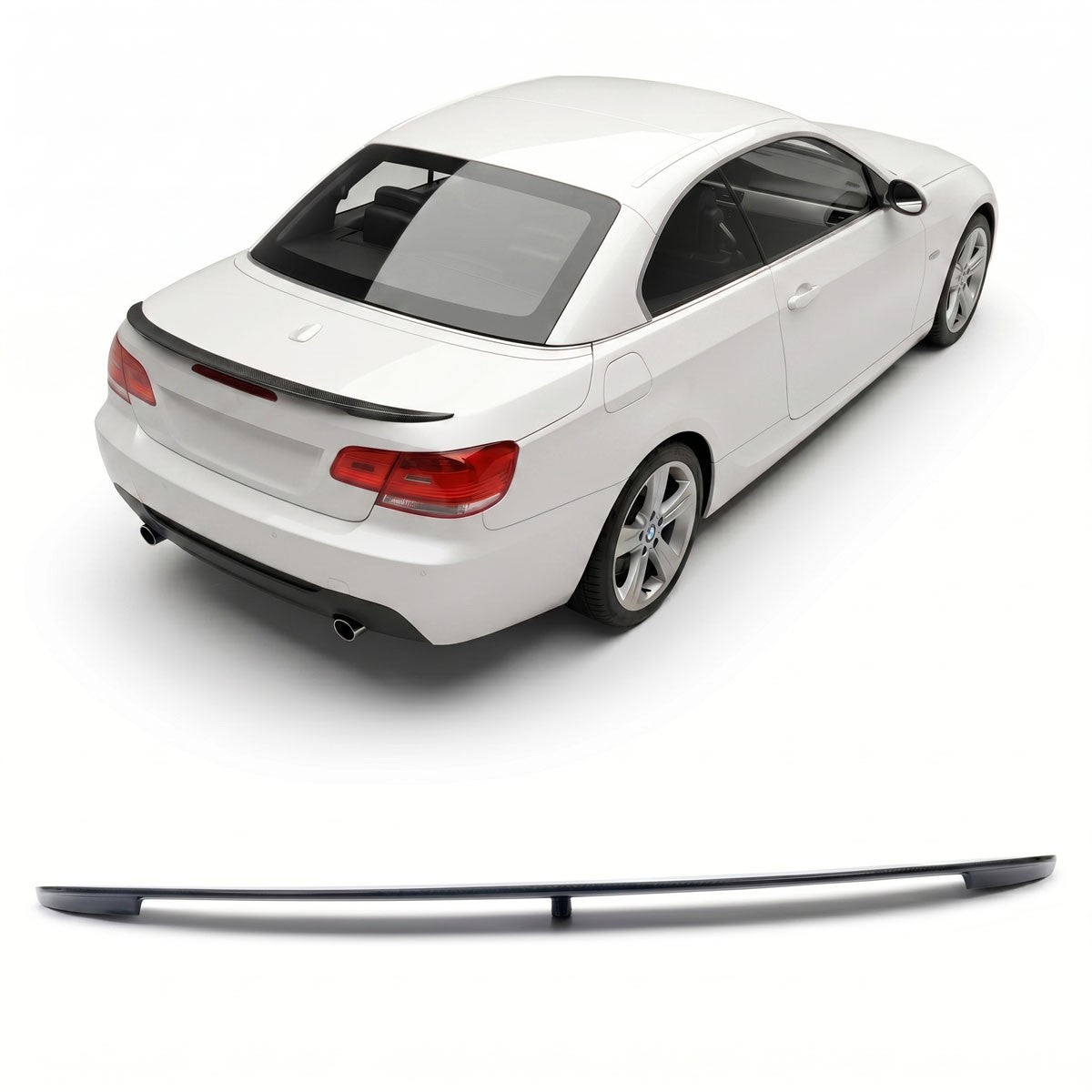 Kofferraumspoiler Sport Carbon-Optik passend für BMW 3er (E93) 2006-2013