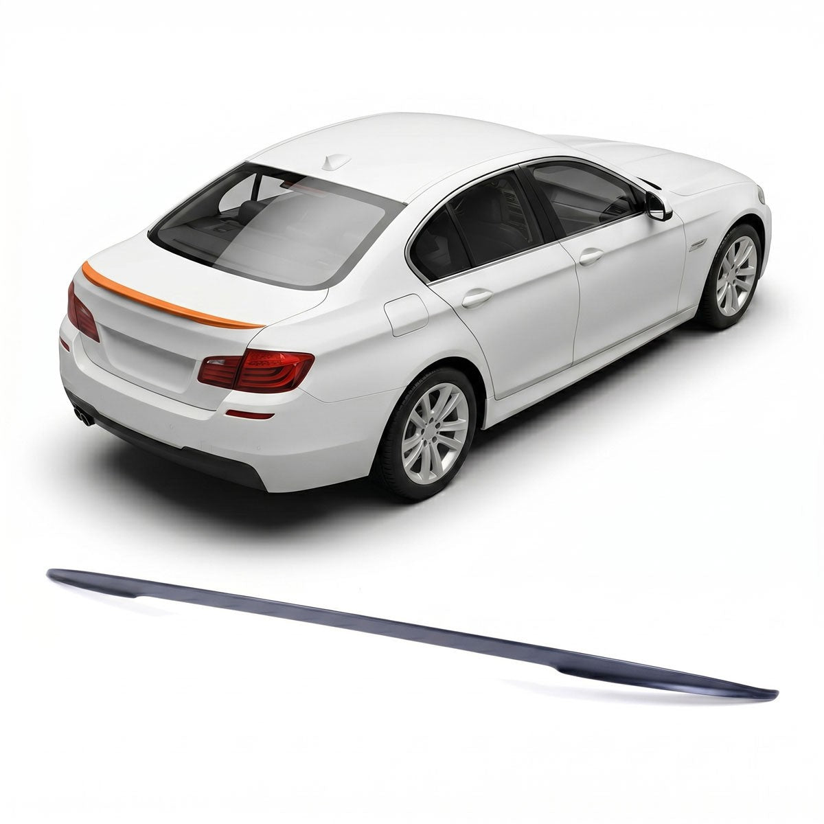 Kofferraumspoiler lackierbar passend für BMW 5er (F10) Limousine 2009-2016