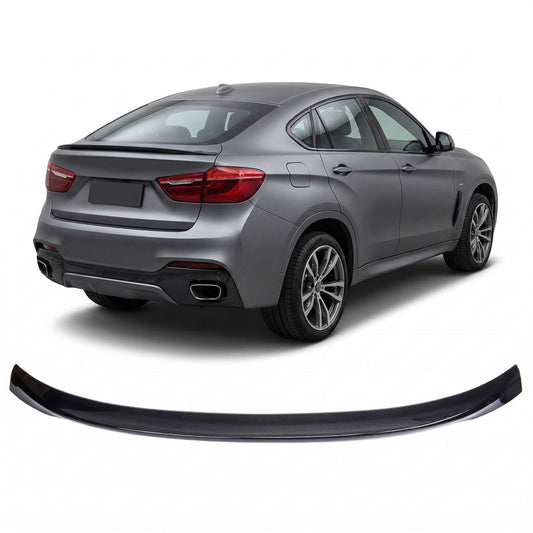 Kofferraumspoiler Carbon-Optik passend für BMW X6 (F16, F86) 2014-2019