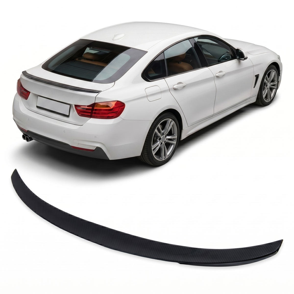 Kofferraumspoiler Carbon-Optik passend für BMW 4er F36 2014-2021