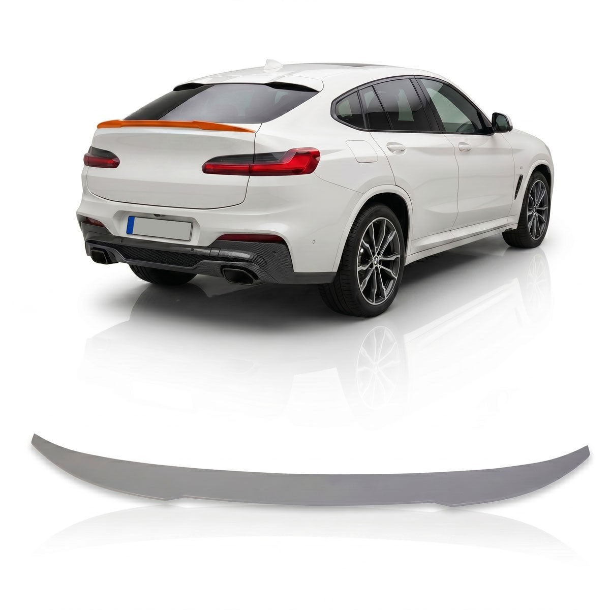 Kofferraumspoiler lackierbar passend für BMW X4 (G02) 2018-2024