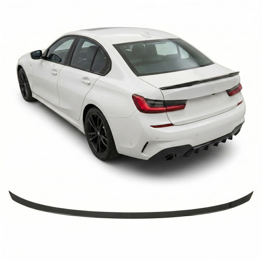 Kofferraumspoiler Hochglanz Schwarz passend für BMW 3er G20 Limousine 2018-